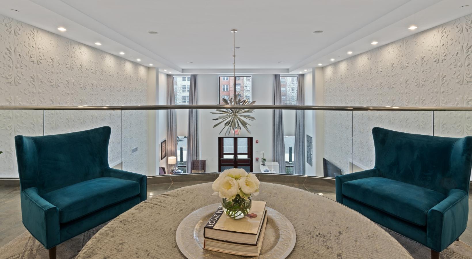 Everything within reach a room with chairs and a table