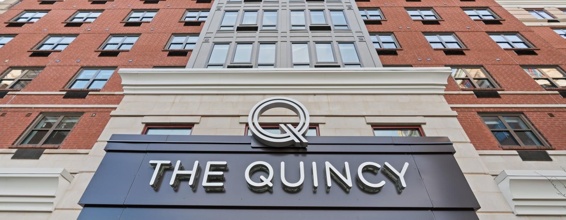 a building with a sign on it